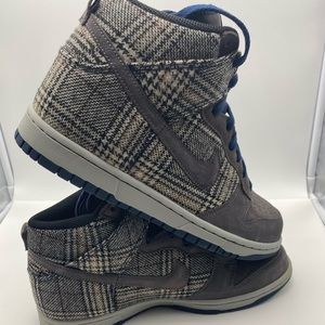 Nike Dunk Hi - Tweed - Size 8.5